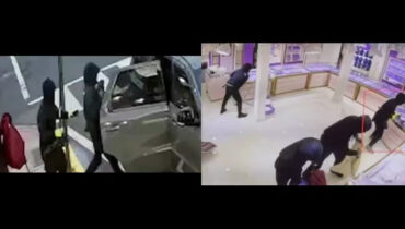 ന്യൂജേഴ്‌സിയിൽ സിനിമാ സ്റ്റൈൽ കവർച്ച: ഇന്ത്യൻ ജ്വല്ലറിയിൽ നിന്ന് 45 സെക്കൻഡിൽ 8.3 കോടിയുടെ സ്വർണം കവർന്നു