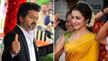 ആരാധകർക്ക് മാത്രം ദഹിക്കുന്ന കാഴ്ച, വോട്ട് ചെയ്തവർക്ക് സഹിക്കാനാകില്ല; സ്വാതന്ത്ര്യദിന ചടങ്ങിലെ തൃഷയുടെ സാന്നിധ്യം ചോദ്യം ചെയ്ത് ഡി.എം.കെ