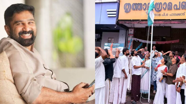 ‘ലുങ്കീവാല’ അധിക്ഷേപത്തിന് മറുപടി; സ്വാതന്ത്ര്യദിനത്തിൽ ലുങ്കിയുടുത്ത് പതാകയുയർത്തി വി.ടി. ബൽറാം