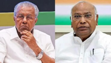 ‘കേരള സർവകലാശാലയിലെ പോലീസ് അതിക്രമം, വന്ദേമാതരം, ഗവർണർക്കും സംഘപരിവാറിനും കേരള സർക്കാർ കീഴടങ്ങി’; ഇടപെടൽ ആവശ്യപ്പെട്ട് ഖാർഗെയ്ക്ക് കത്തയച്ച് പിണറായി