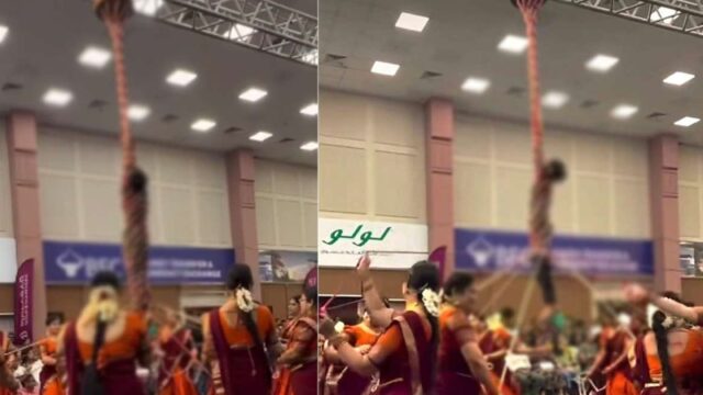 ‘ചരടു പിന്നിക്കളി’യിൽ കുട്ടികളെ അപകടകരമായി ഉപയോഗിച്ചെന്ന് പരാതി; ബഹ്റൈൻ കേരളീയ സമാജത്തിനെതിരെ പ്രതിഷേധം ശക്തം, വിശദീകരണവുമായി ഭാരവാഹികൾ
