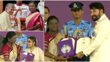 ‘സ്വന്തമായി മാജിക്കൊന്നുമില്ല’, നാലാം ദേശീയ ചലച്ചിത്ര പുരസ്കാരത്തിൽ മുത്തമിട്ട് മമ്മൂട്ടി, ഒപ്പം തിളങ്ങി മലയാളികളും; അനന്ത് നാഗ് ദാദാ സാഹെബ് ഫാൽക്കെ ഏറ്റുവാങ്ങി