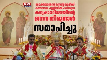 പരി.മറിയം  വേദനയിൽ എപ്പോഴും കൂടെയുള്ള അമ്മ: ഷിക്കാഗോ മെത്രാൻ മാർ ജോയ് ആലപ്പാട്ട്