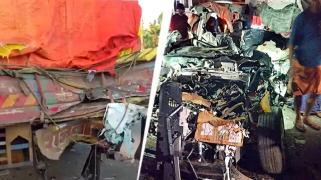 എട്ട് വിദ്യാർത്ഥികളുടെ ജീവനെടുത്ത കയ്പമംഗലം വാഹനാപകടം: മൂന്ന് സാധ്യതകളെന്ന് പൊലീസ്; ലോറി ഡ്രൈവർ കസ്റ്റഡിയിൽ