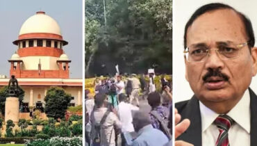 സുപ്രീം കോടതിക്ക് സമീപം നാടകീയ രംഗങ്ങൾ; പ്രതിഷേധിച്ച 60 ഓളം അഭിഭാഷകരെ പൊലീസ് കസ്റ്റഡിയിലെടുത്തു; ചീഫ് ജസ്റ്റിസിൻ്റെ ഇടപെടലിനെ തുടർന്ന് മോചനം