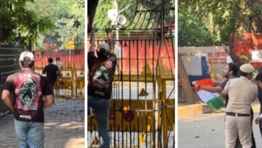 ‘ഞങ്ങൾ അത് തിരിച്ചുപിടിച്ചു’: ജന്തർ മന്തറിലെ വിലക്ക് മറികടന്ന് അകത്ത് കയറി സിജെപി നേതാക്കൾ, സൗരവ് ദാസും ആശുതോഷ് റങ്കയും കസ്റ്റഡിയിൽ – വീഡിയോ