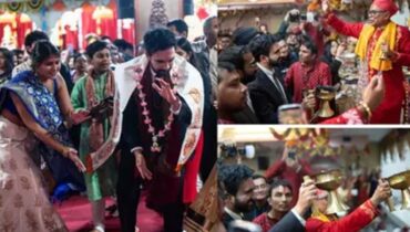 ന്യൂയോർക്കിലെ നവരാത്രി ആഘോഷങ്ങളിൽ പങ്കുചേർന്ന് സൊഹ്‌റാൻ മംദാനി;  ഹിന്ദു സമൂഹത്തോടൊപ്പം ആഘോഷങ്ങളിൽ പങ്കുചേരാനായത് ഭാഗ്യം