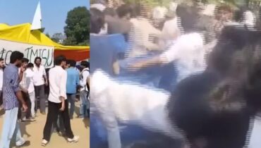 മുന്നറിയിപ്പില്ലാതെ സമരപ്പന്തൽ പൊളിച്ചുമാറ്റി; ജാമിയ മിലിയയിൽ വിദ്യാർഥികളും സുരക്ഷാ ജീവനക്കാരും തമ്മിൽ വൻ സംഘർഷം, സമരപ്പന്തൽ വീണ്ടും ഉയർത്തി