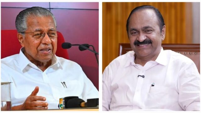 ‘തറവാട്ടുസ്വത്തെന്ന് മേനിപറയുന്ന വിവരാവകാശത്തിന്റെ നെഞ്ചിലേക്ക് അതേ കോൺഗ്രസ്‌ കഠാര കുത്തിയിറക്കുന്നു’, സതീശൻ സർക്കാരിനെതിരെ പിണറായി, എഐസിസിയുടെ മൗനാനുവാദമുണ്ടോ?