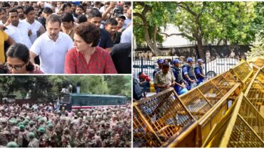 സുപ്രീം കോടതിക്ക് മുന്നിൽ ബാരിക്കേഡിൽ കോട്ട കെട്ടി പോലീസ്, ഇന്ത്യ സഖ്യത്തിന്റെ ‘ദില്ലി ചലോ’ മാർച്ച് തടഞ്ഞു; രാജ്യതലസ്ഥാനത്ത് കനത്ത സംഘർഷം